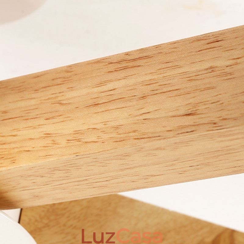 Luminária pendente nórdica de tronco Macaron