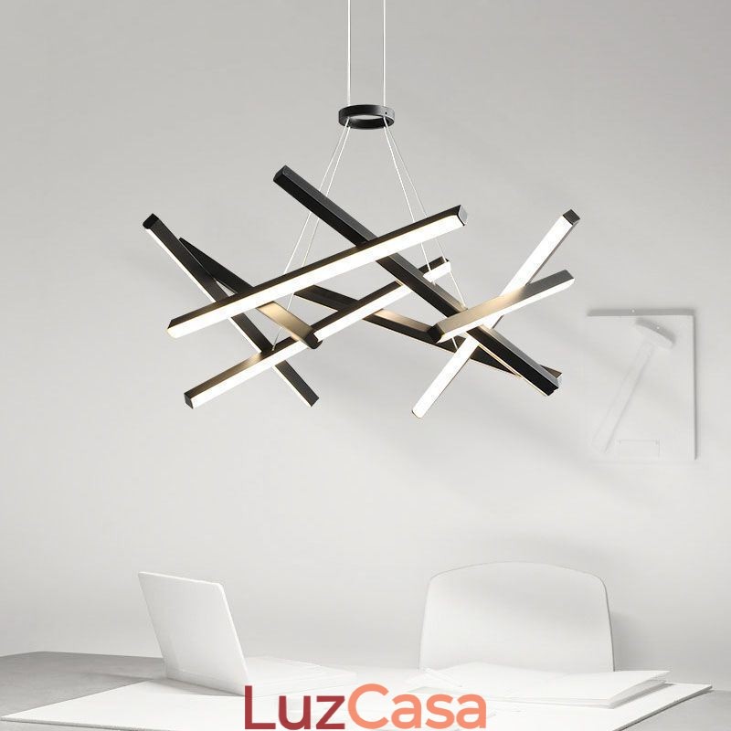 Luminária pendente moderna e simples em forma de ninho de pássaro em gel de sílica
