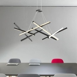 Luminária pendente moderna e simples em forma de ninho de pássaro em gel de sílica
