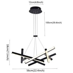 Luminária pendente moderna e simples em forma de ninho de pássaro em gel de sílica