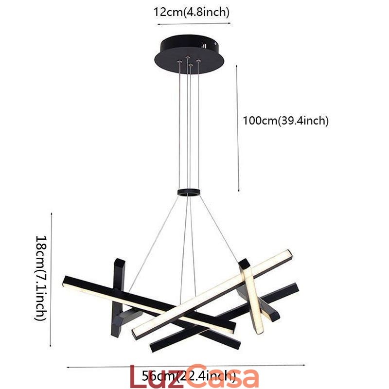 Luminária pendente moderna e simples em forma de ninho de pássaro em gel de sílica
