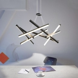 Luminária pendente moderna e simples em forma de ninho de pássaro em gel de sílica