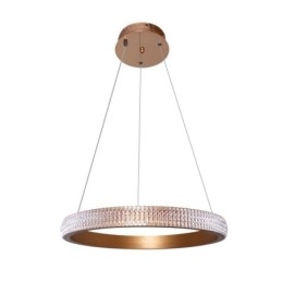 Luminária pendente de anel Luminária minimalista em acrílico