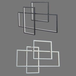 Luminária pendente nórdica Luminária pendente quadrada geométrica