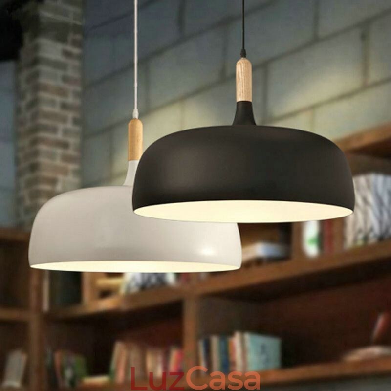 Luminária pendente nórdica individual ajustável, iluminação de calor para casa