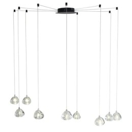 Lustre de cristal moderno com pingente de luz, luminária para iluminação doméstica