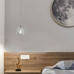 Lustre de cristal moderno com pingente de luz, luminária para iluminação doméstica