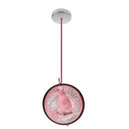 Moderno Rose Gold Pendant Light Half Round Glass Lamp Abajur Luz Decorativa Café