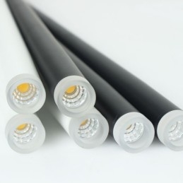 Luminária pendente contemporânea em formato de cilindro, luminária de chuva de meteoros