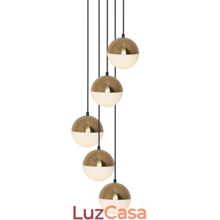 Luminária pendente nórdica em formato de círculo criativo Luminária pendente nórdica em formato de círculo criativo