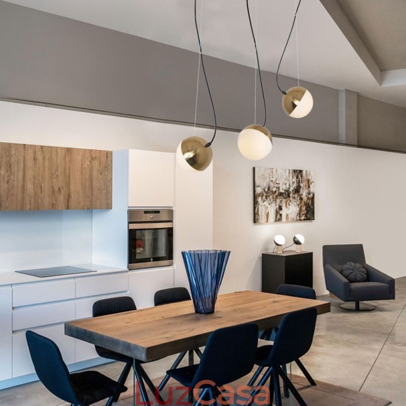 Nordic Ball Cluster Pendant Light Moderno Criativo Forma Redonda Lâmpada Iluminação