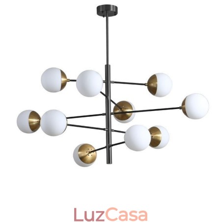 Luminária pendente contemporânea Magic Bean Sputnik Chandelier Lamp Luminária pendente contemporânea Magic Bean Sputnik Chandelier Lamp