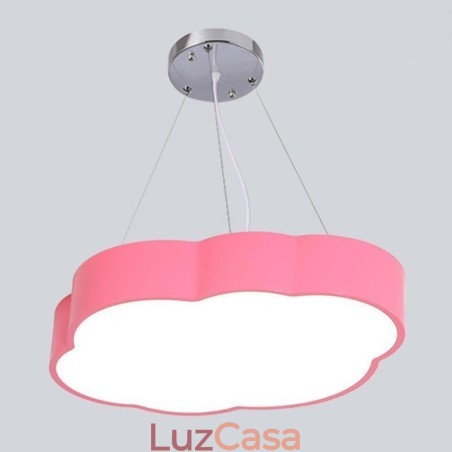 Luminária pendente moderna e simples, luminária de nuvem, desenho animado criativo, iluminação, luz
