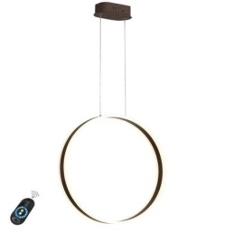 Luminária pendente nórdica em acrílico em formato de anel