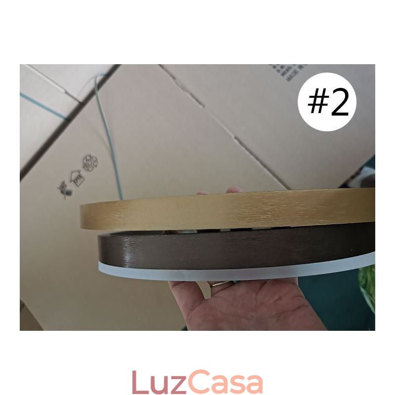 Luminária pendente pós-moderna em acrílico com formato de anel