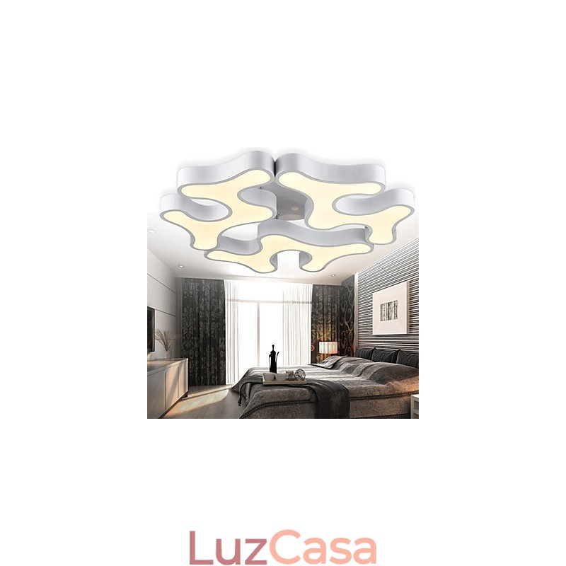 Luminárias de teto modernas de alta qualidade embutidas em metal