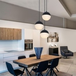 Nordic Ball Cluster Pendant Light Moderno Criativo Forma Redonda Lâmpada Iluminação
