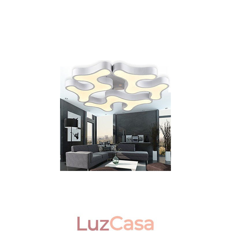 Luminárias de teto modernas de alta qualidade embutidas em metal