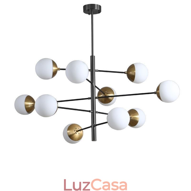 Luminária pendente contemporânea Magic Bean Sputnik Chandelier Lamp