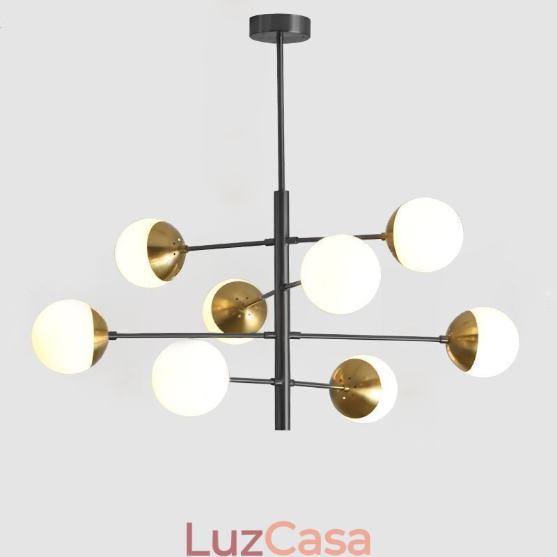 Luminária pendente contemporânea Magic Bean Sputnik Chandelier Lamp