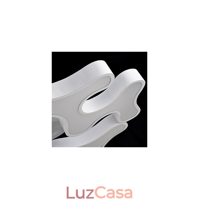 Luminárias de teto modernas de alta qualidade embutidas em metal