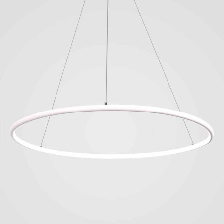 Luminária pendente moderna circular 60cm 80cm