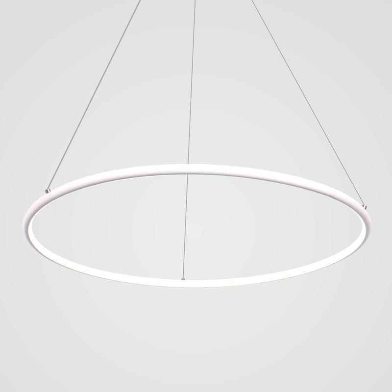 Luminária pendente moderna circular 60cm 80cm
