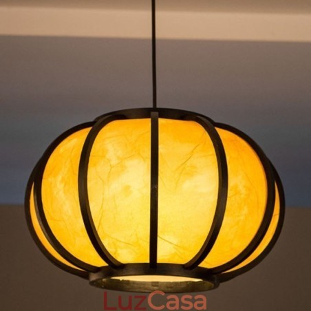 Luminária pendente criativa de bambu japonesa Luminária pendente moderna e simples para sala de chá Luminária redonda Luminária pendente criativa de bambu japonesa Luminária pendente moderna e simples para sala de chá Luminária redonda
