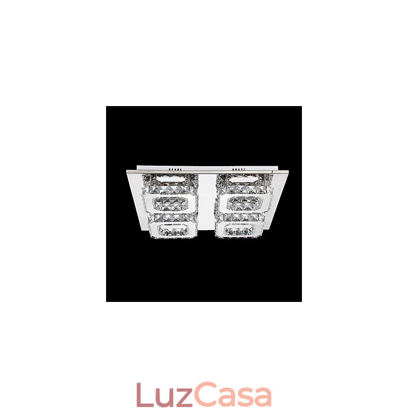 Montagem embutida de metal galvanizado contemporâneo moderno