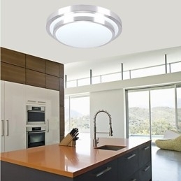 Luminárias embutidas redondas simples modernas diâmetro 35cm