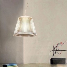Luminária pendente de vidro moderna e simples, luminária de teto simples