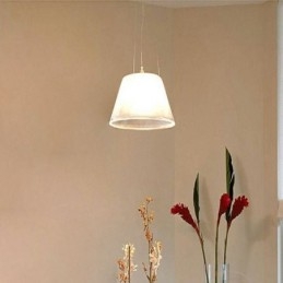 Luminária pendente de vidro moderna e simples, luminária de teto simples