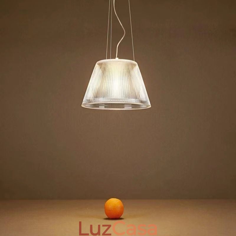 Luminária pendente de vidro moderna e simples, luminária de teto simples