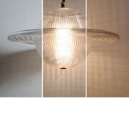 Luminária de teto em forma de pingente de vidro moderno