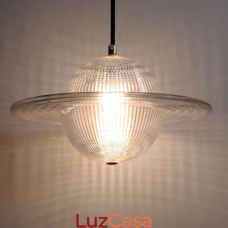 Luminária de teto em forma de pingente de vidro moderno