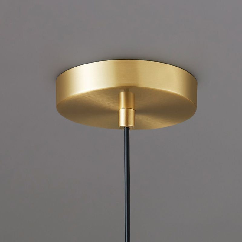 Luminária pendente simples e moderna de vidro