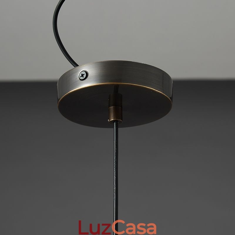 Luminária pendente moderna, simples, criativa, de vidro, suspensa