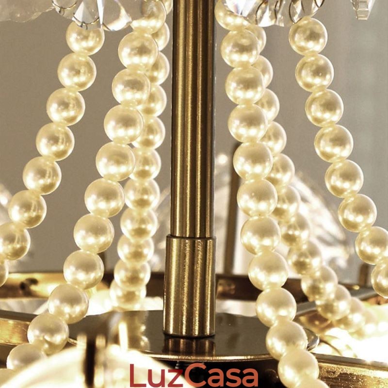 Luminária pendente de vidro europeia, luminária suspensa com folhas modernas