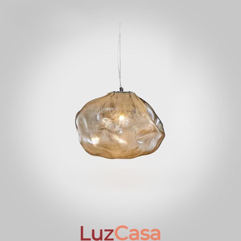 Luminária pendente nórdica criativa, lustre de vidro, luminária suspensa artística