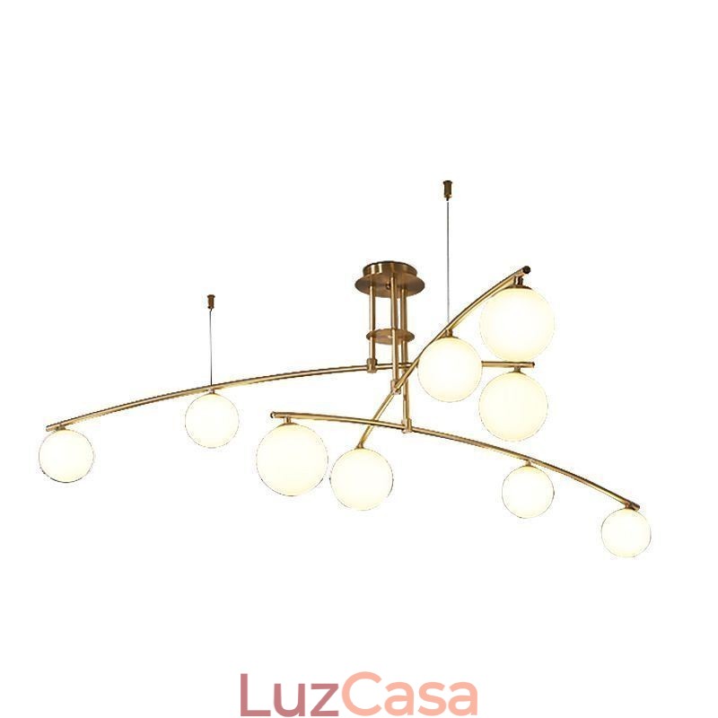 Lustre Magic Bean Pendente de Vidro