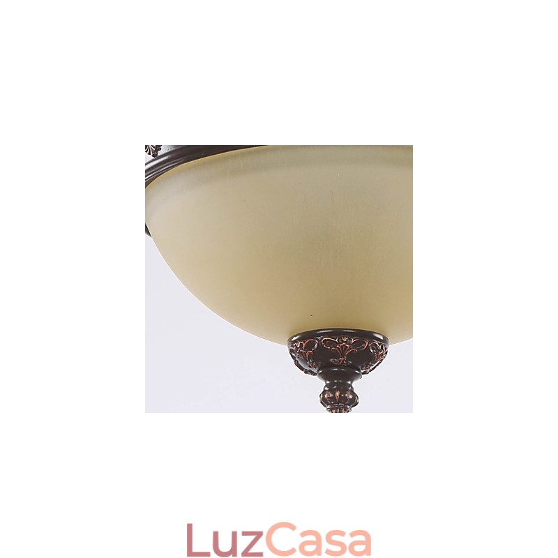 33*Estilo tipo europeu rural clássico absorve lâmpada de luz de cúpula