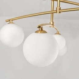 Lustre Magic Bean Pendente de Vidro