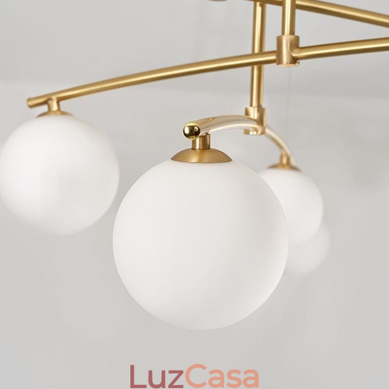 Lustre Magic Bean Pendente de Vidro