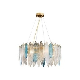 Luminária pendente contemporânea e elegante de vidro