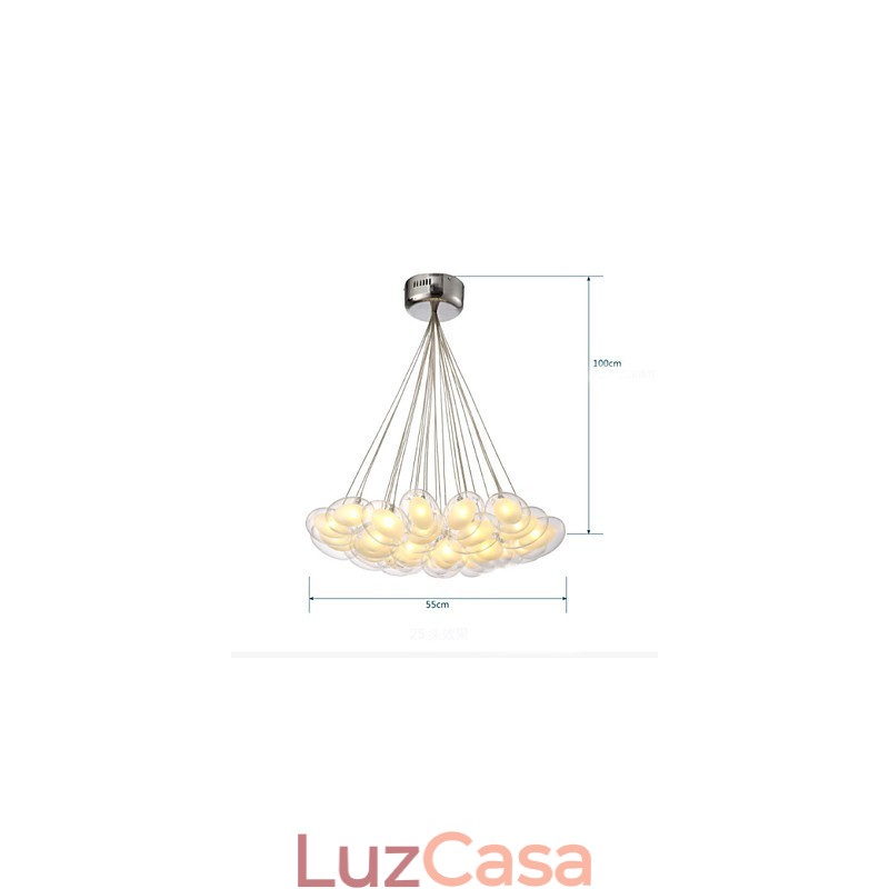 Lustre 22 Luzes G4 Retrofit Moderno Contemporâneo