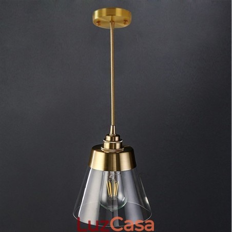 Nordic Retro Pendant Light Glass Shade Home Lighting Suporte de latão Lâmpada de luz Nordic Retro Pendant Light Glass Shade Home Lighting Suporte de latão Lâmpada de luz
