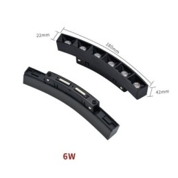 Sistema de iluminação de trilho circular Luminária de trilho embutida magnética 120 cm