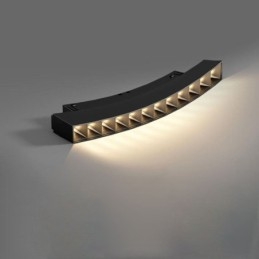 Luminária Circular de Trilho Magnética Recesso Spotlight Luz Decorativa 60cm