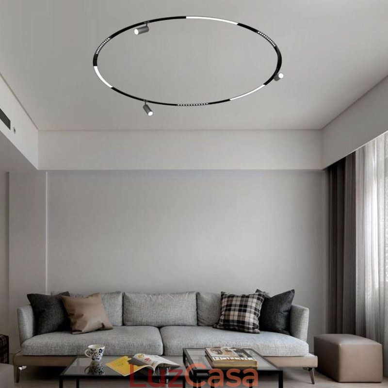 Track Linear Light Magnetic Recessed Spotlight Holofote