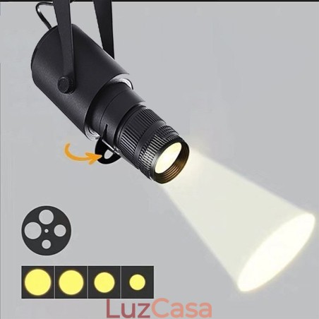 Spot Light Stage KTV Teto Spotlight 4 Níveis de Ajuste de Abertura Spot Light Stage KTV Teto Spotlight 4 Níveis de Ajuste de Abertura